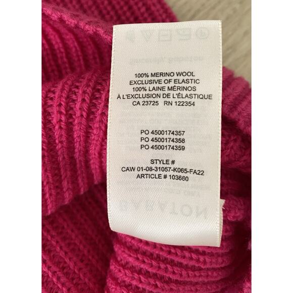 Babaton Aesthetica Wool Mock Neck Midi Dress S Pink Barbie Office Holiday Party - Picture 8 of 10